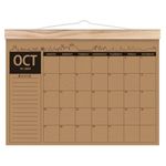 Calendar 2024-2026 - Wall Calendar from Oct 2024 to Mar 2026, 18 Monthly Calendar 29 x 21.5cm (A4 Size Approx.) Thick Kraft Paper Desk Calendar Planner for Home or Office - Norjews