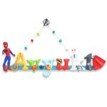 Crazy Craft Customized Kids Name Plate for Room, Handmade Kids Name Wall Hanging with Spiderman Theme for Kids Room Baby Boy, Girl Room Décor, Door Hanger, Name Plate, Wall Plaque, 8 Letter