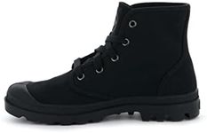 Palladium Women's Pampa Hi Canvas Boot,Black,7 M US