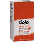 GOJO 7556-02 Natural Orange Pumice Hand Cleaner, 5000 mL Refill, 2-Pack