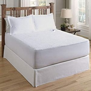 Serta | Luxurious Sherpa Heated Electric Mattress Pad with Safe & Warm Low-Voltage Technology (Full)