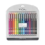 TUL® GL Series Retractable Gel Pens, Medium Point, 0.7 mm, Assorted Barrel Colors, Assorted Candy Ink Colors, Pack of 14 Pens