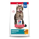 Hill's Science Diet Senior 7+ Indoor Dry Cat Food, Chicken Recipe, 15.5 lb Bag