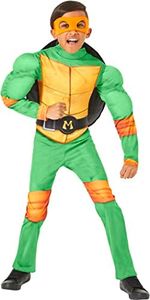 InSpirit Designs Teenage Mutant Ninja Turtles Kids Mutant Mayhem Movie Michelangelo Costume | Officially licensed | Cosplay costume | Group costume | Theatrical costume, M