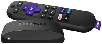 Roku Express 4K+ | HD/4K/HDR Streaming Device with Voice Remote, TV Controls, Fast Wi-Fi, Premium HDMI Cable, and Easy Setup