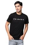 STATUS MANTRA Cotton Tshirt for Men | Regular Fit Round Neck Half Sleeves Printed Tees Royal Blue (Small Size) (Black, Small)