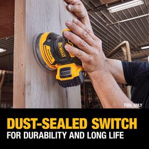 DEWALT 20V MAX Orbital Sander – Cordless Handheld Tool Only
