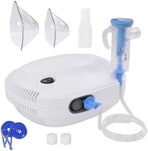 Nebulizer Machine for Adults and Kids Breathing Compressor Nebulizer with 2 Masks & Mouthpiece, Adjustable Nebulization Rate for Home Use