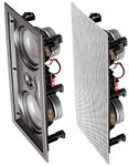 OSD Audio IW525 Custom Series In-Wall Center Channel LCR Speaker (White)