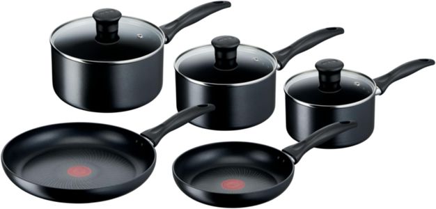 Tefal 5-Piece Induction Cookware Set – Non-Stick Pots and Pans