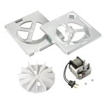 Broan-NuTone RE70BN 70 CFM Bathroom Exhaust Fan Replacement Motor Kit, Easy DIY Replacement Motor Kit for 70 CFM and 50 CFM Bath Fans, White