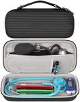 Againmore Stethoscope Case Compatible with 3M Littmann Classic III/for MDF Instruments/for Paramed/for FriCARE Monitoring Stethoscope, Extra Room for Doctor & Nurse Accessories-Black