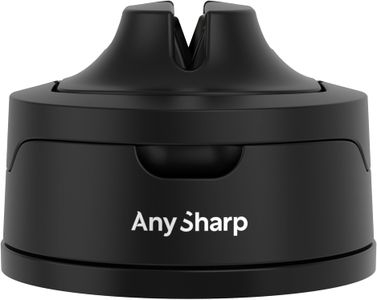 AnySharp Evo Knife Sharpener – Black, Compact Kitchen Tool