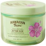 Hawaiian Tropic After Sun Lotion Moisturizer and Hydrating Body Butter with Coconut Oil, 226.8 grams