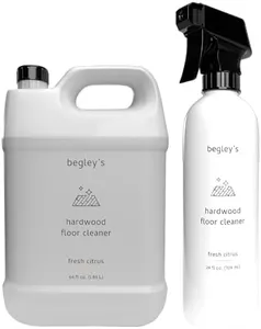 Begley's Hardwood Floor Cleaner Spray - Hard Wood Floor Cleaner for Mopping - Citrus Scent Hardwood Cleaner - 24oz & 64oz Refill Set