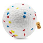 Foodie Puppies Interactive Thermo Chew Ball Toy for Small to Medium Dogs - (Pop Ball, Large) | Durable, Bite Resistant, Lightweight, Bouncy and Sturdy for Teething, Fetching etc.