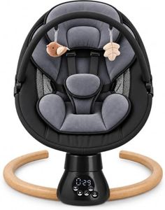 Electric Baby Swing for Infants Newborn with Bluetooth & Remote Control