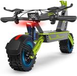 Electric Scooter, 1000W Adults Electric Scooter, 34mph, 52V/20ah Battery Scooter with 43 Mile Long Range, NFC Smart Unlock & Dual Disc Brakes, 11” Anti-Slip Off-Road Electric Scooters, 264lbs Max Load