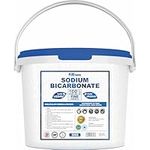 Baking Soda, Sodium Bicarbonate 100% Pure Food Grade Bicarb Bicarbonate Baking Soda Bucket for Cooking, Cleaning, Baking, Bath Bombs, Odours, Teeth MADE in UK by PSN (5KG)