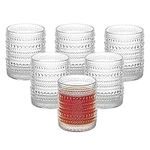 Hobnail Beaded Drinking Glasses Set