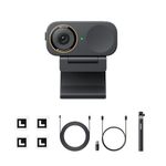 Insta360 Link 2C Pro Creater Bundle – 4K Webcam for PC/Mac, 1/1.3” Sensor, Low-Light, Auto Framing, HDR, Directional Noise-Canceling Mics, Supports Stream Deck, Zoom, Teams, Twitch for Streaming