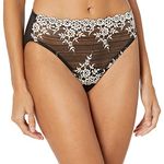 Wacoal Women's Embrace Lace Culotte Briefs, BlackOne, L