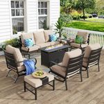 MFSTUDIO 8 Pieces Patio Furniture S