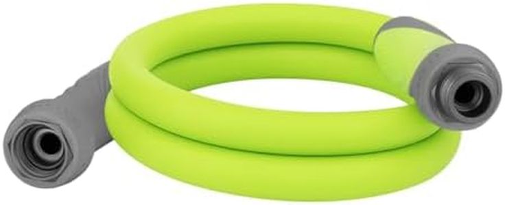 Flexzilla Garden Lead-in Hose with SwivelGrip, 5/8 in. x 5 ft, Heavy Duty, Lightweight, Drinking Water Safe - HFZG505YWS