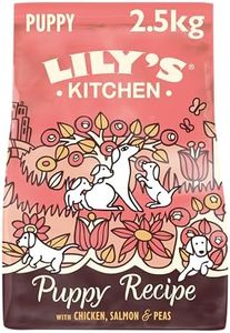 Lily's Kitchen Made with Natural Ingredients Puppy Dry Dog Food Chicken, Salmon & Peas Grain-Free Recipe 2.5kg