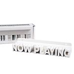 Noahrk Plastic Storage Rack, White, 20in x 15in x 10in