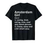 AMSTERDAM GIRL NY NEW YORK Funny City Home Roots Gift T-Shirt