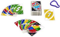 Mattel Games UNO H20 to GO, water resistant cards game, to take to the beach and to snow holidays, extra durable 108 cards, ages +7, P1703