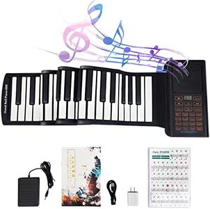 88 Key Keyboard Piano Roll Up Piano Electric Digital Piano Kids Hand Roll Piano For Kids Adults Gifts