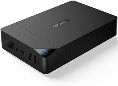 Inateck Boîtier de Disque Dur pour HDD et SSD SATA de 2.5"/3.5", Support UASP, Un Adaptateur d'alimentation 12V/2A Inclus, Pas Besoin d'Outils, Noir,FE3002