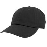 Gelante Baseball Cap Dad Hat 100% Cotton Polo Style Plain Blank Adjustable Size, Black, Small-X-Large