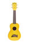 Makala 133453 "Yellow Burst" Dolphin Soprano Ukulele Outfit