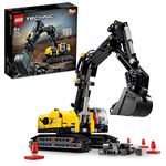 LEGO Technic Heavy-Duty Excavator 42121 Building Kit (Multicolor) -569 Pieces