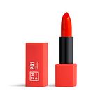 3INA MAKEUP - The Lipstick 241- Intense Red Lipstick with Vitamin E & Shea Butter to Nourish the Lips - Long Lasting Lip Colour with Matte Finish and Creamy Texture - Vegan - Cruelty Free