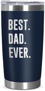 TEEZWONDER Gifts for Dad from Daughter Son - 20 oz Stainless Steel Insulated Coffee Tumbler with Lid - Birthday Gifts for Dad Who Wants Nothing, Mens Birthday Gift Ideas