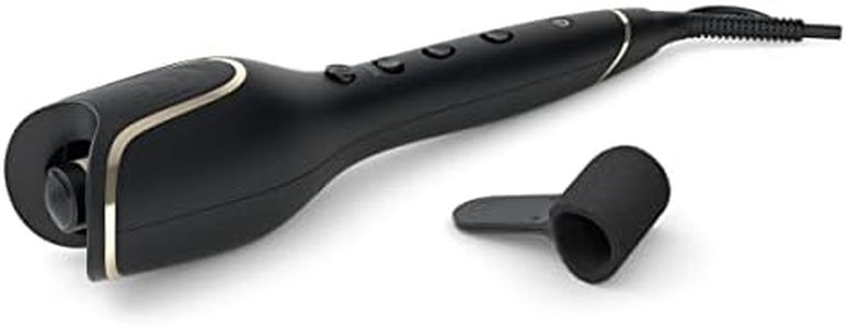 Philips StyleCare Prestige Auto Curler | Hair Styling | Smart Curling System | Keratin Ceramic | Heat Proof | Black | BHB876/03