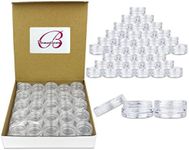 Beauticom 3G/3ML Round Clear Jars w