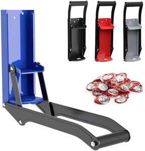 ATINY Aluminum Can Crusher Wall Mounted,Manual Soda Can Crusher Heavy Duty Can Bottle Crusher for Recycling 8oz-16oz Beer Pop Cans (Blue)