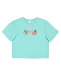 Puma Girl's Solid Relaxed Fit T-Shirt (53867277_Mint