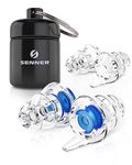 Senner MusicPro - Reusable Hearing Protection Earplugs for Concert, Festival, Music and Club with Aluminium Container, Especially Light Ear Protectors to wear