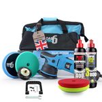 DAS-6 PRO Intro Kit 900 W I Includes Powerful Dual action polisher plus 2x Menzerna Polishing compound 250ml & 2x polishing pads I Electric car polishing & buffing machine, 6 speed dial