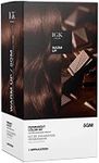 IGK Permanent Hair Color Kit | 5GM Warm Up - Golden Mahogany Brown | 100% Gray Color Coverage + Strengthen + Shine | Ammonia Free