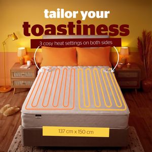 Silentnight Double Electric Blanket – Dual Control Heated Underblanket