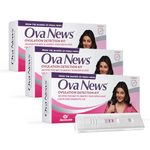 Ova News - Ovulation Detection Kit from Prega News | Identifies 5 Most Fertile Days to Conceive in 5 Mins (Pack of 3)