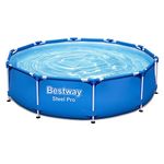 Bestway Steel Pro Framepool Above Ground Pool for Families, 4,678L, Black