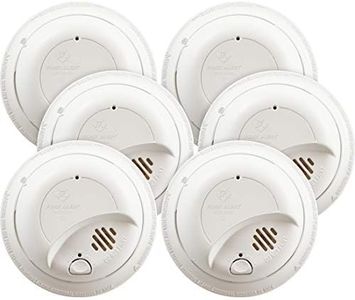 First Alert BRK 9120Bff-6 Hardwired Smoke Detector with Battery Backup, 6-Pack